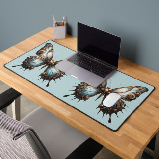 Steampunk Butterfly Desk Mat