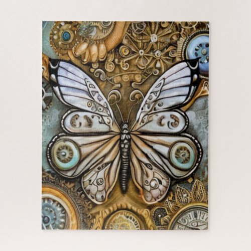 Steampunk Butterfly Jigsaw Puzzle