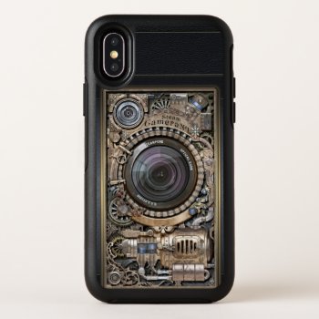 Steampunk Camera #1 By G.o.s.studio. Otterbox Symmetry Iphone X Case by VintageStyleStudio at Zazzle