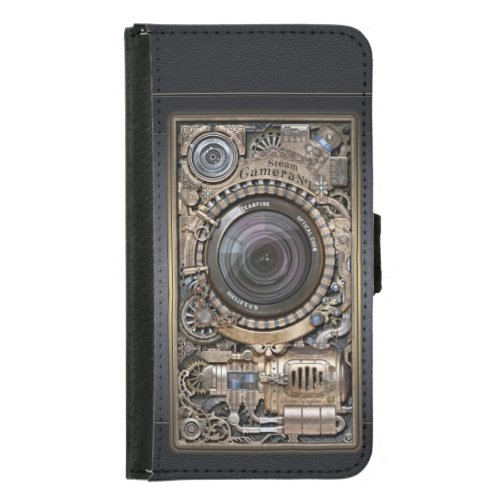 Steampunk Camera 1 by GOSStudio Wallet Phone Case For Samsung Galaxy S5