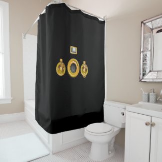 Steampunk Camera Shower Curtain