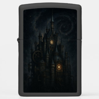 Steampunk Castle in Galaxy Zippo Lighter