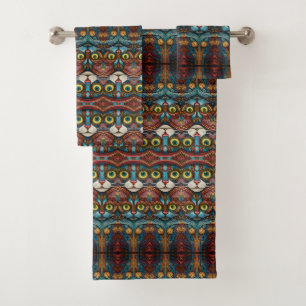 Steampunk cat 21 of 21 bath towel set