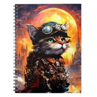 Steampunk Cat II Notebook
