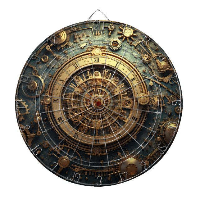 Steampunk Celestial Dartboard (Front)