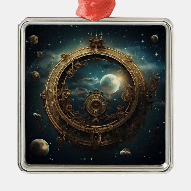 Steampunk Celestial Ornament (Front)