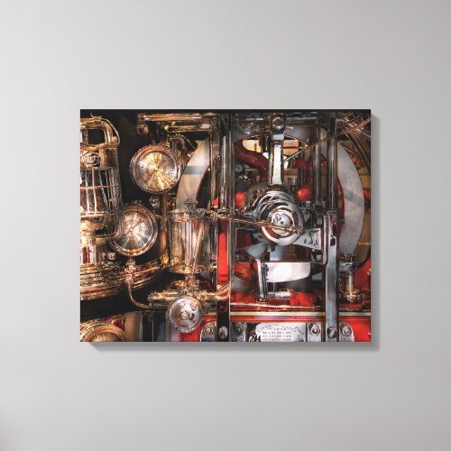 Steampunk _ Check the gauges  Canvas Print