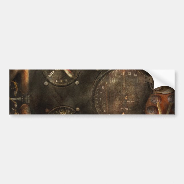 Steampunk - Check your pressure Bumper Sticker (Front)