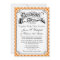 Steampunk Checkerboard Wedding Invitations