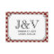 Steampunk Checkerboard Wedding Place Cards
