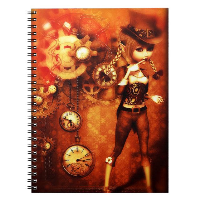 Steampunk Chic Notebook (Front)