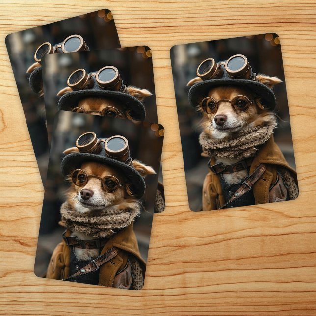 Steampunk Chihuahua Playing Cards (Creator Uploaded)