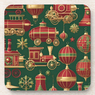 steampunk christmas ornaments coaster