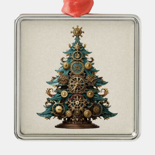 Steampunk Christmas Tree Ornament