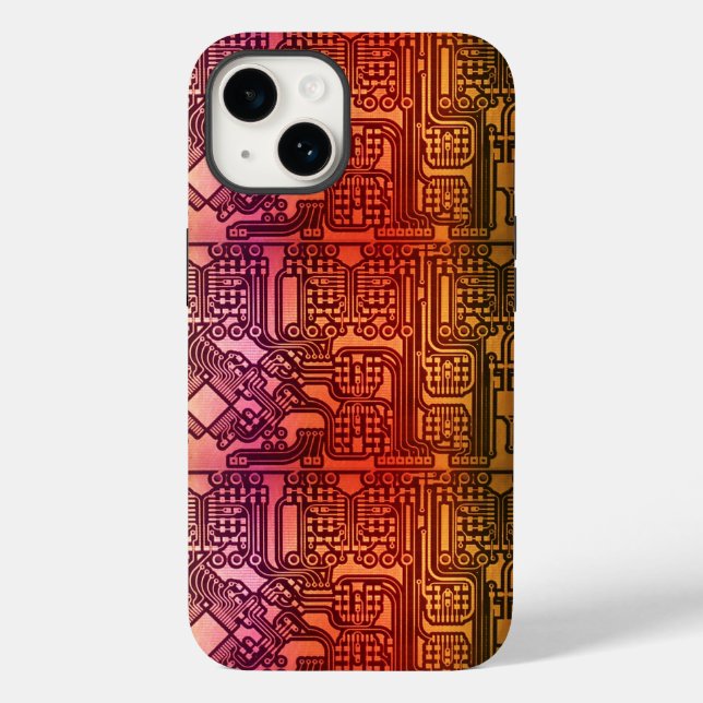 Steampunk Circuit Board Case-Mate iPhone Case (Back)