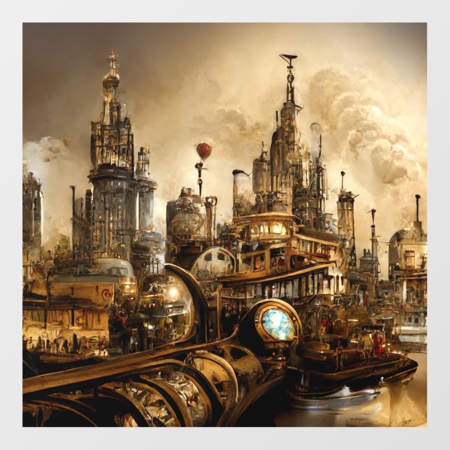 Steampunk City Floor Decals (Front)