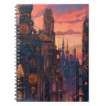 Steampunk Cityscape Notebook