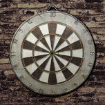 Steampunk Classic Dartboard<br><div class="desc">Old oxidized metal texture print dart board.</div>