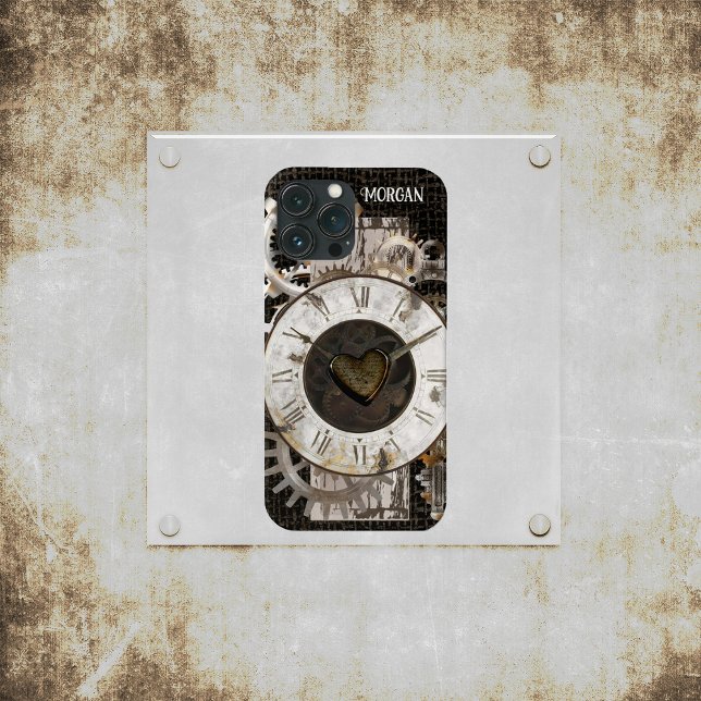 Steampunk Clock and Gears Case-Mate iPhone Case (Creator Uploaded)