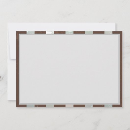 Steampunk Clock and Turquoise Roses on Striped (Back)