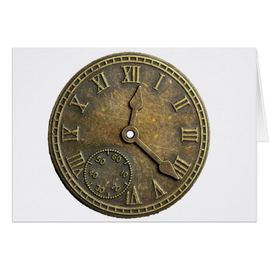 Steampunk clock cards (Front Horizontal)