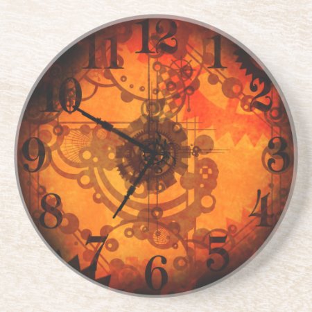 Steampunk Clock Coaster