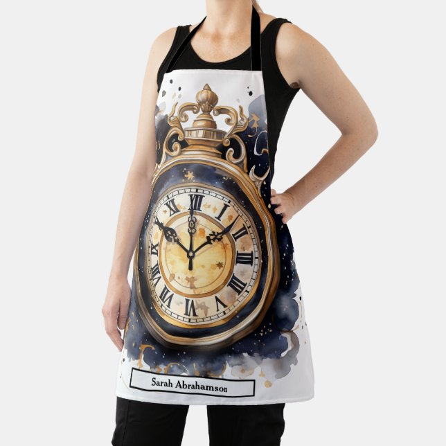 Steampunk Clock Face Apron (Insitu)