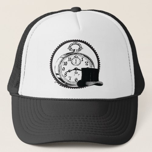 steampunk clockgearhat trucker hat