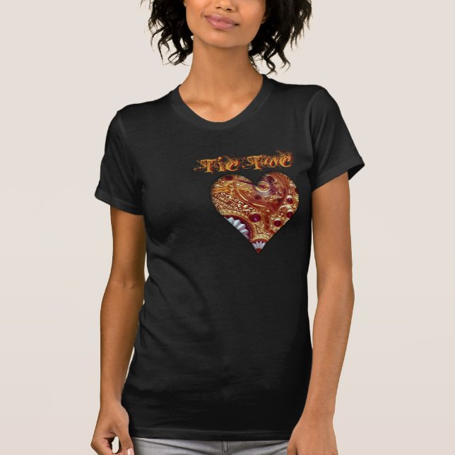 Steampunk Clock Heart Shirt (Front)