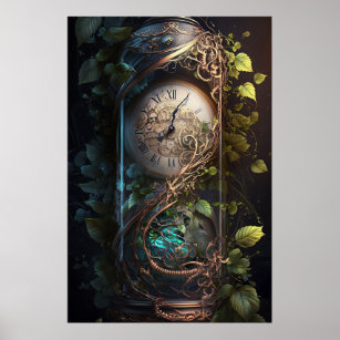 Analog Clock Steampunk Fantasy