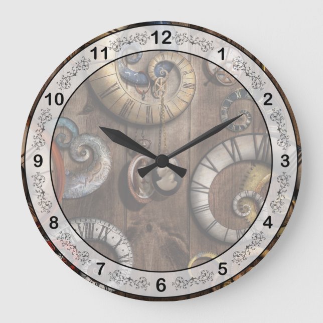 Steampunk - Clock - Time machine (Front)