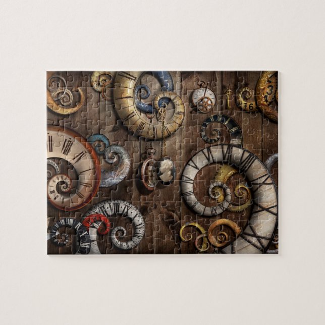 Steampunk - Clock - Time machine Jigsaw Puzzle (Horizontal)