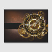 Steampunk clock with antique gears (Front)