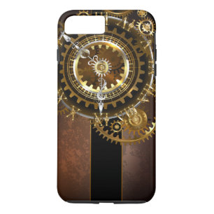 Steampunk clock with antique gears iPhone 8 plus/7 plus case