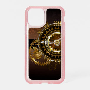 Steampunk clock with antique gears speck iPhone 11 pro case