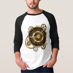 Steampunk clock with antique gears T-Shirt