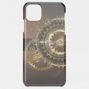Steampunk clock with antique gears iPhone 11 pro max case