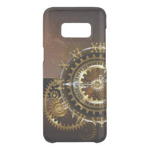 Steampunk clock with antique gears uncommon samsung galaxy s8 case