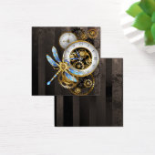 Steampunk Clock with Mechanical Dragonfly (Desk)