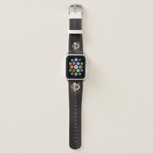 Steampunk Clock with Mechanical Dragonfly Apple Watch Band