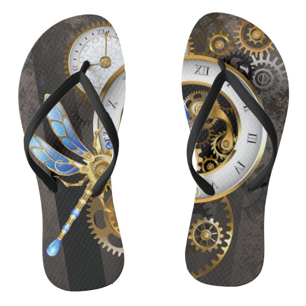 dragonfly flip flops