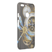Steampunk Clock with Mechanical Dragonfly Uncommon Google Pixel XL Case (Back/Right)