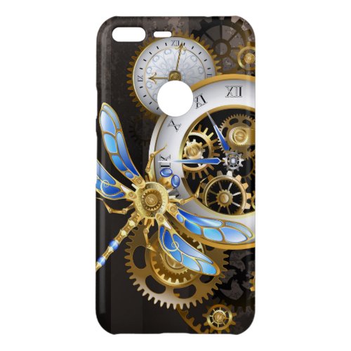 Steampunk Clock with Mechanical Dragonfly Uncommon Google Pixel XL Case