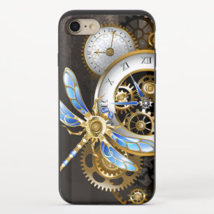 Steampunk Clock with Mechanical Dragonfly iPhone 8/7 Slider Case