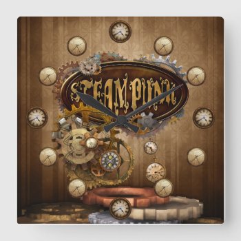 Steampunk Clocks by The_Clock_Shop at Zazzle