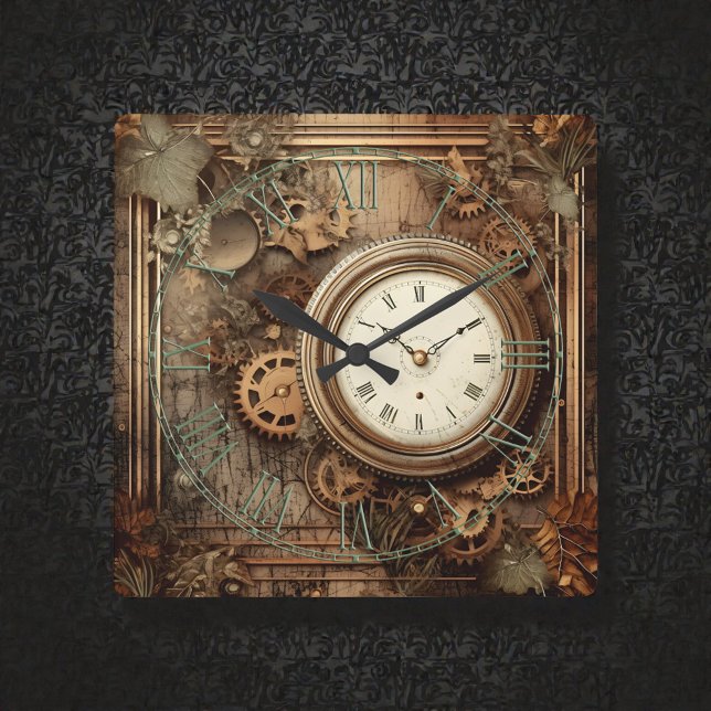 Steampunk Clocks & Gears Wall Clock (Creator Uploaded)