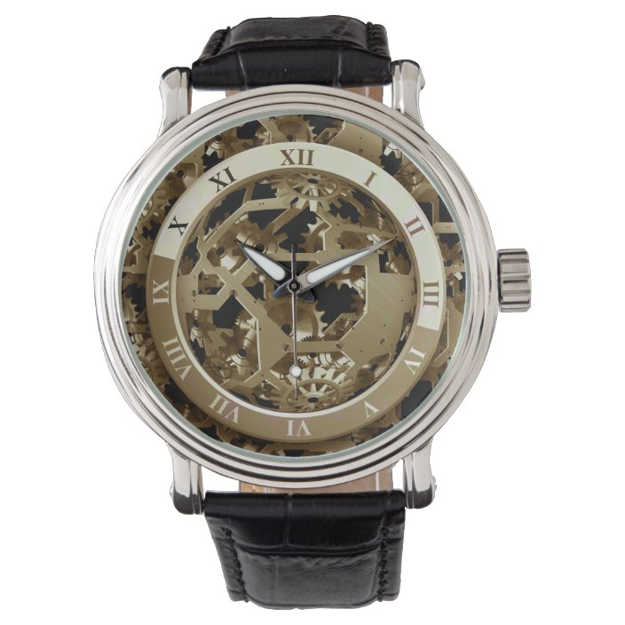 gear wrist watch