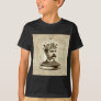 Steampunk clockwork brain head in jar T-Shirt