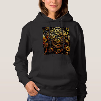 Steampunk Clockwork Gears 1004 Hoodie