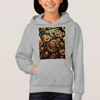 Steampunk Clockwork Gears 1004 Hoodie